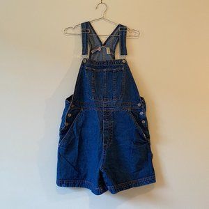 Vintage 90s Denim Bluejean Overall Shorts